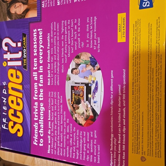 Friends Scene It Game - Picture 2 of 9